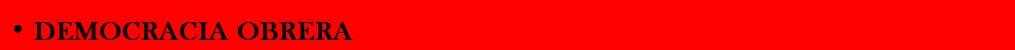 DEMOCRACIA OBRERA